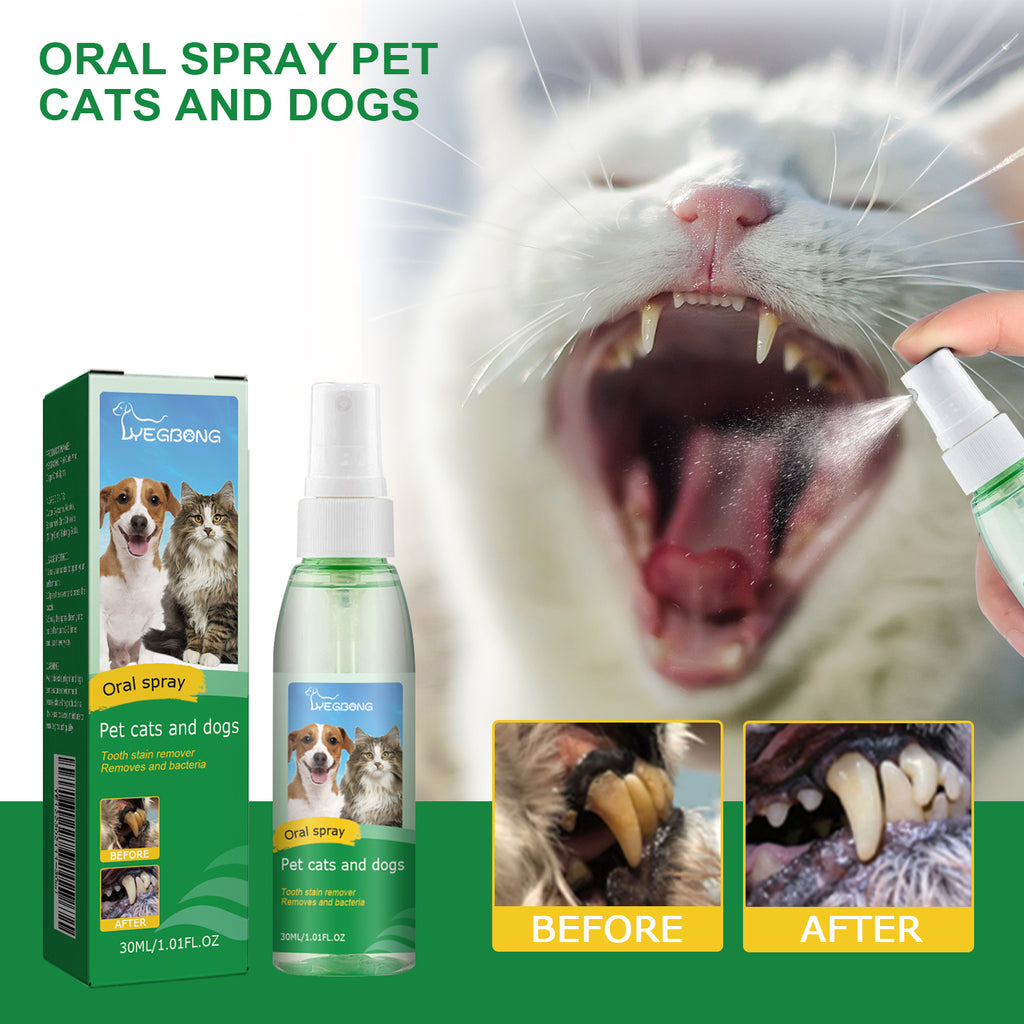Vaporisateur de nettoyage des dents pour animaux de compagnie