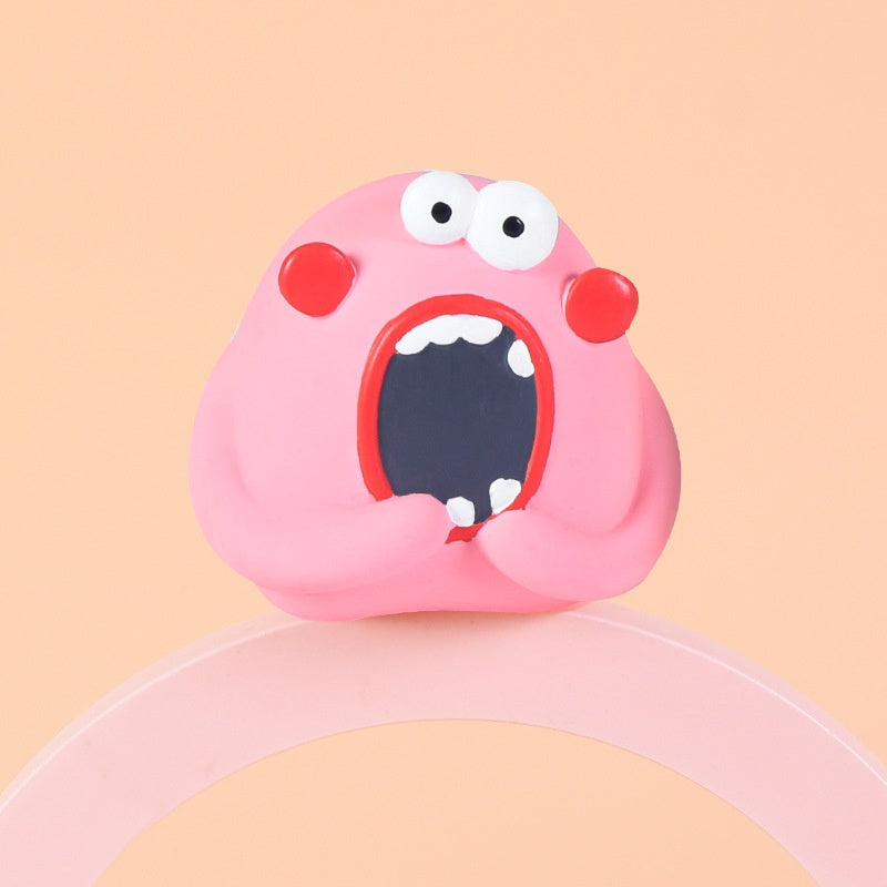 Durable chew-resistant squeaky pet toy