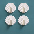 Coquille Crochet-Pearl White-4 pcs-1 sac-*[Patent]