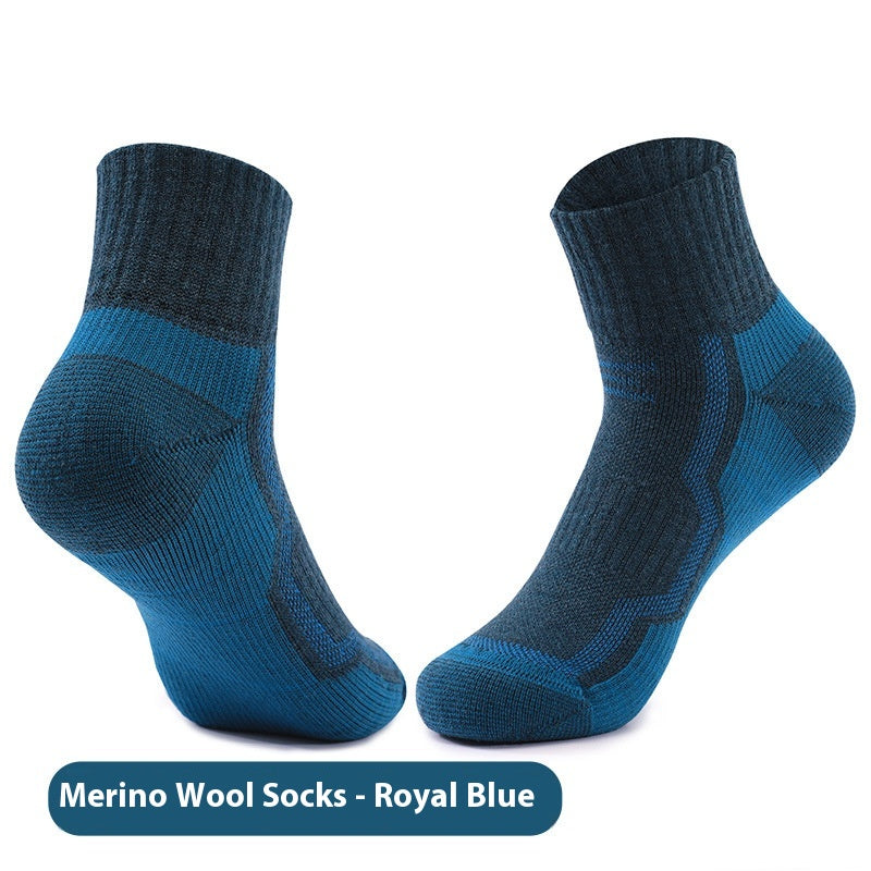 Chaussettes en laine respirantes antidérapantes pour homme résistant à l'usure
