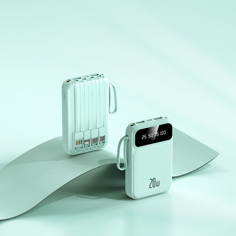 Avec Cable Power Bank Grande Capacité Mini