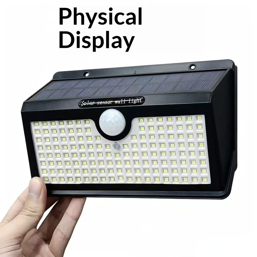 Lampe solaire extérieure étanche à détecteur de mouvement 78-LED