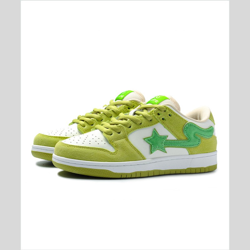 Apple Green Retro Sneakers Casual Platform Sneaker pour hommes