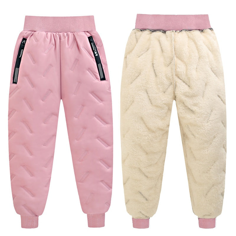 Enfants Vêtements d'extérieur Hiver Imperméable à l'eau Imperméable à froid Pantalons d'entretien chaud