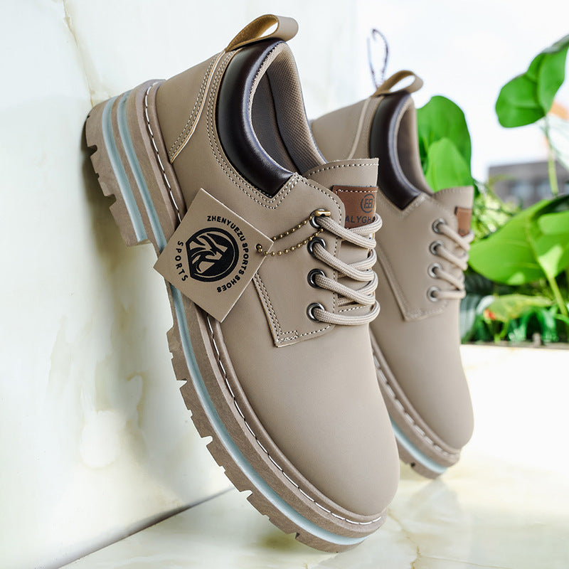 Hommes Casual Tout-Match Trendy Vêtements de travail Martin Bottes