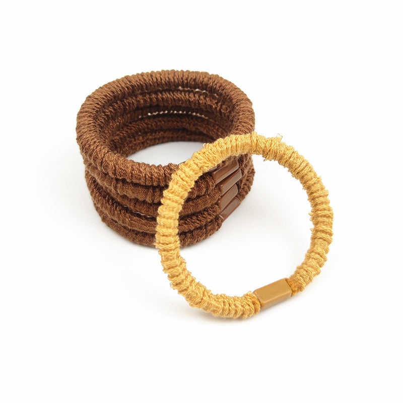 Simple haute élastique bande de cheveux pour les femmes cheveux bandes de cheveux en cuir plus petit