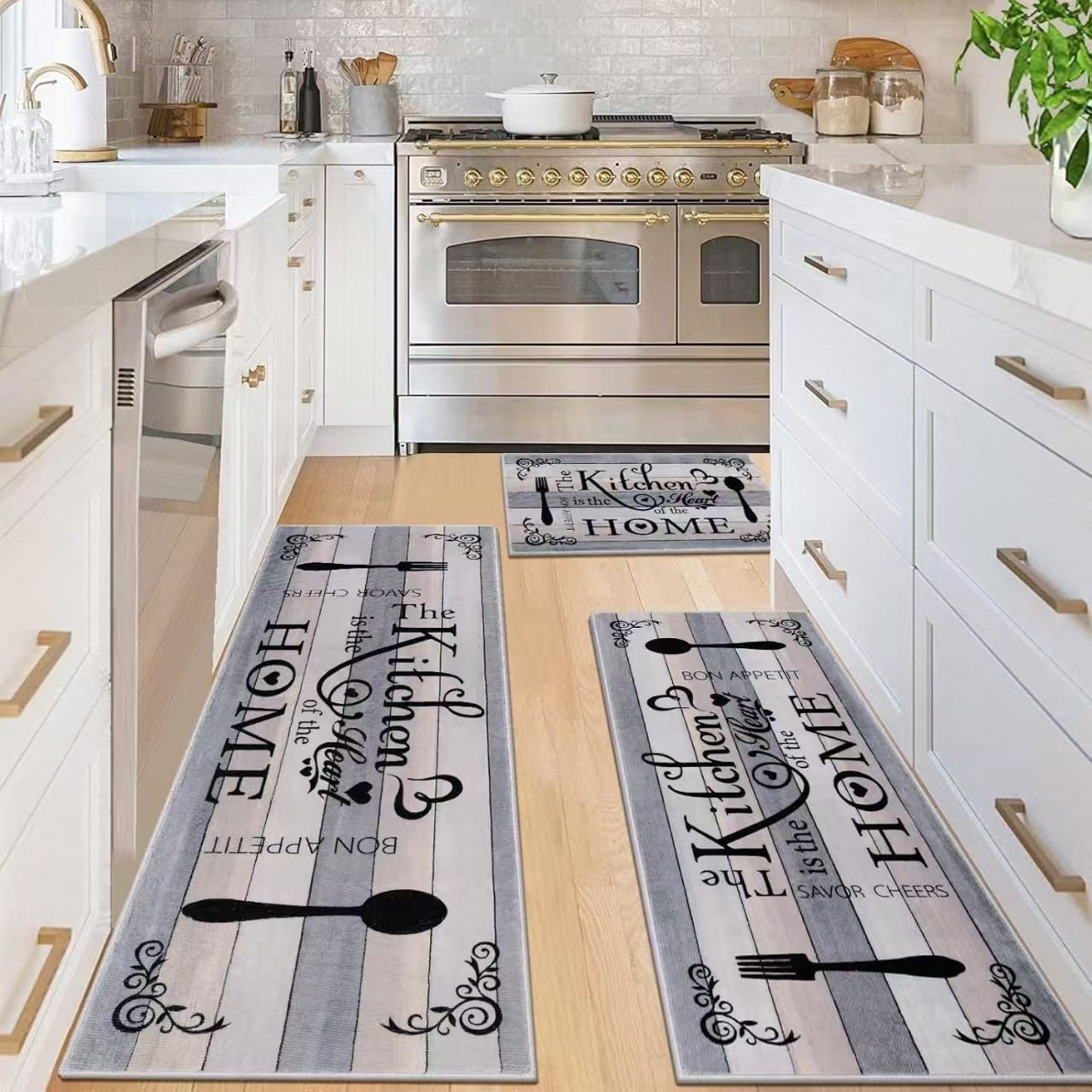 Tapis de cuisine simple de style américain pour usage domestique