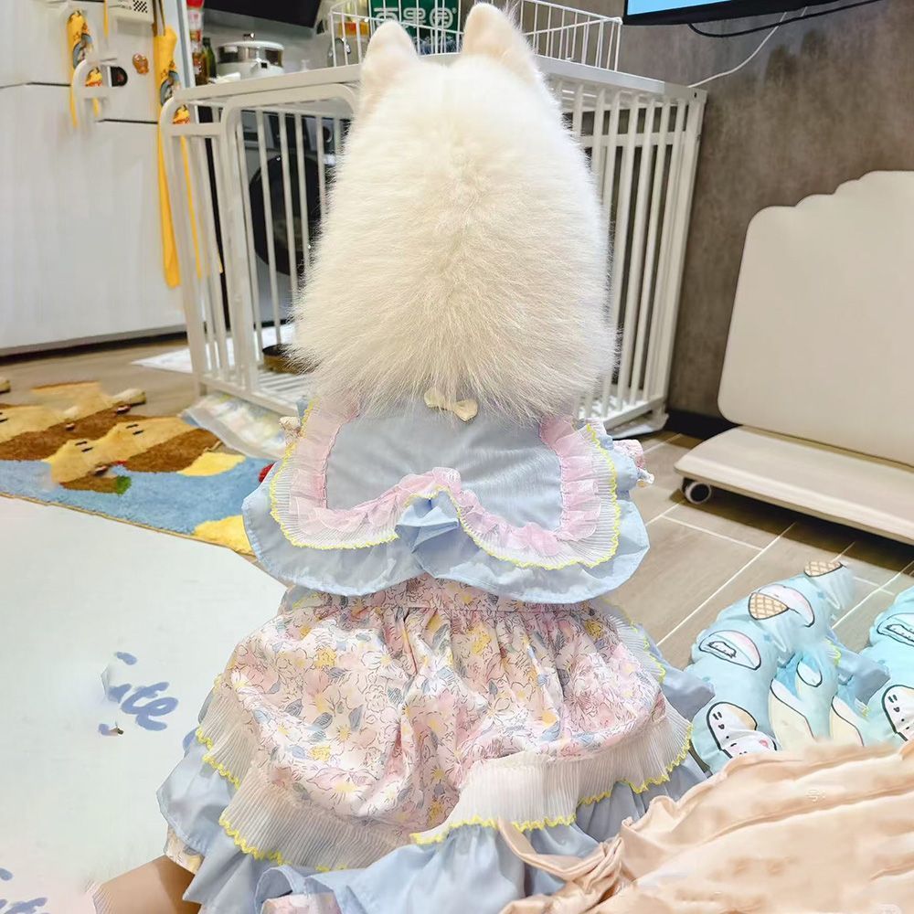 Robe de chien en mesh avec harnais pour chiens moyens à grands