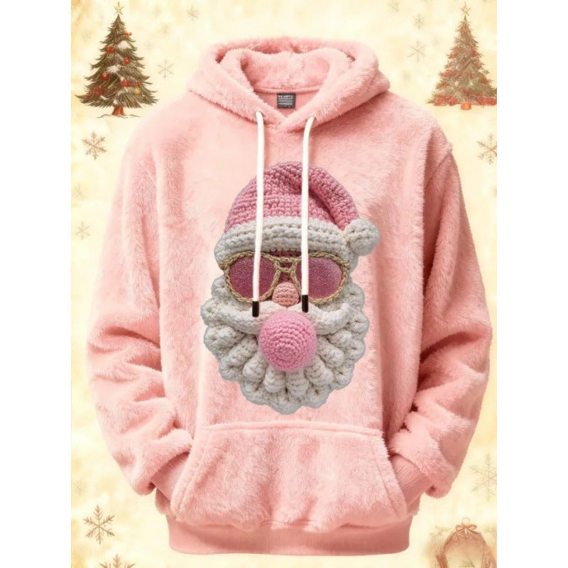 Sweatshirt à capuche à capuche de Noël imprimé numérique 3D