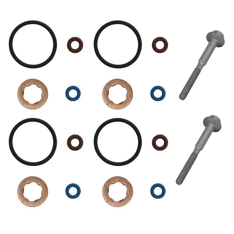 1.6 Kit de boulon de rondelle de joint d'injection de carburant pour VW Touran Jetta 03L130277B 18 Pcs