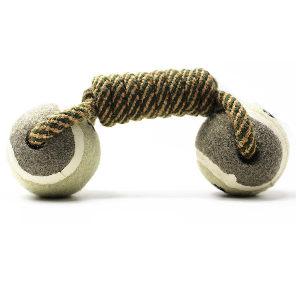 Jouets de chien de chien pour les grands petits chiens Jouet interactif coton Rope Mini Jouets de chien balle pour chiens