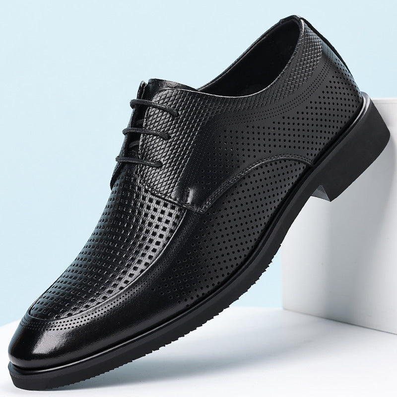 Chaussures en cuir pour le transport avec un orteil rond antidérapant