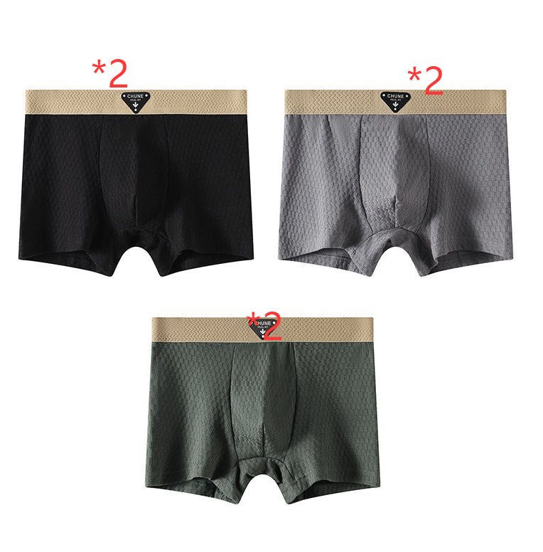 Sous-vêtements en soie de glace pour hommes Fashion Sport Boxer