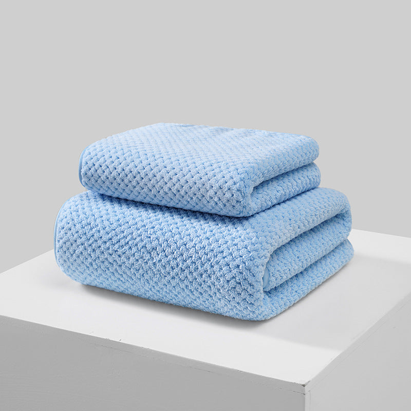 Serviette de bain douce à l'ananas de couleur polaire