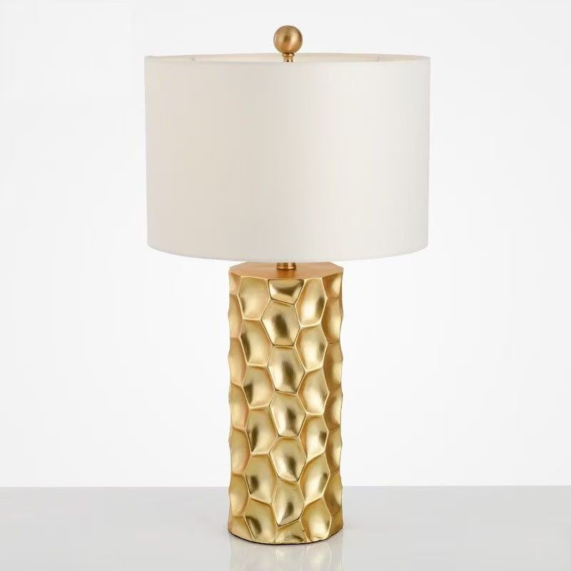 Lampe de table minimaliste de style américain Design de résine créative pour les hôtels