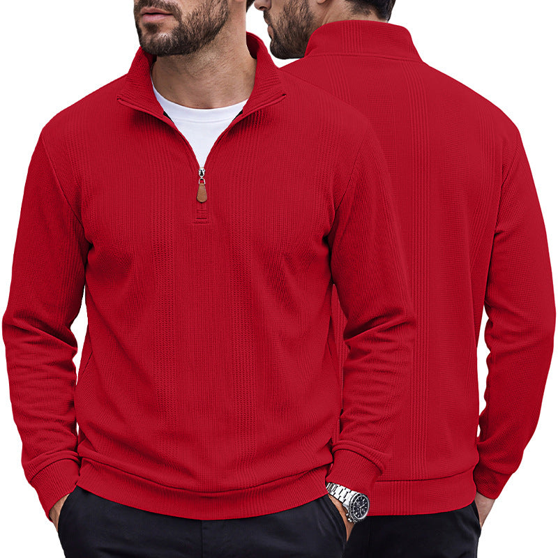 Texture à bande verticale de printemps et d'automne pour hommes transfrontaliers