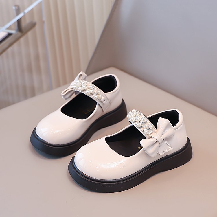 Léger Design Chaussures en cuir de fille d'enfant Été Mensées Robe Sparkle Princesse Sh