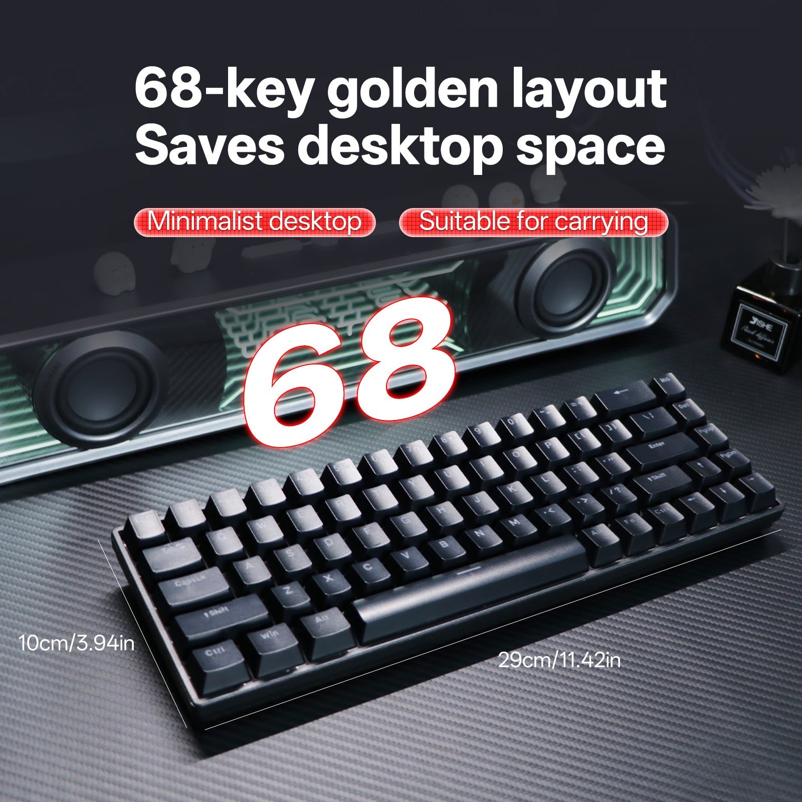 KL61 Clavier mécanique monomode