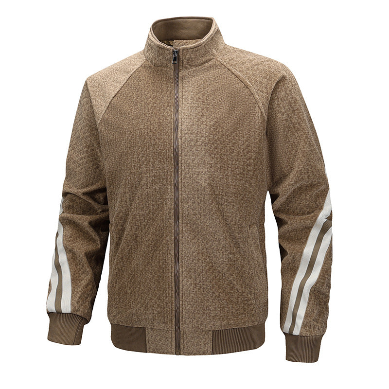 Men's Foreign Trade Spring and Autumn Suede Jacket
