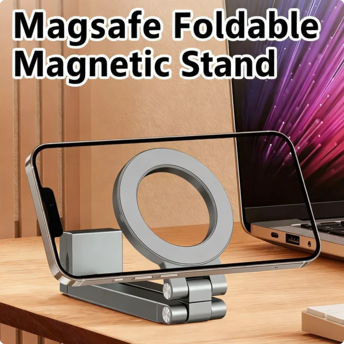 Support téléphone magnétique de voyage — aimant N52