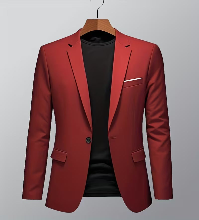 Hommes Business-Casual costume formel style coréen