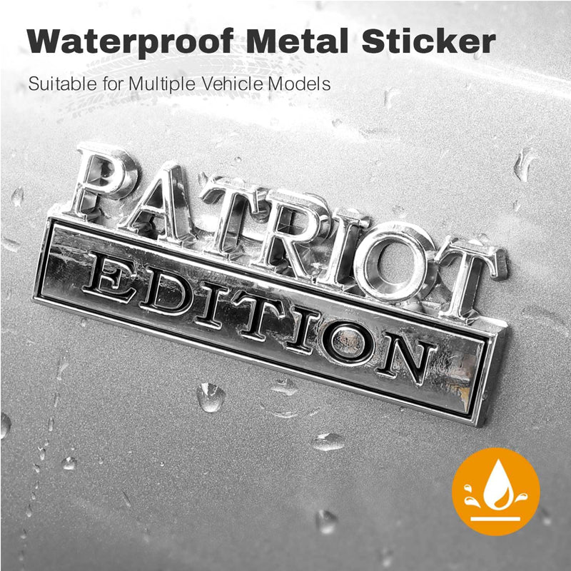 2pcs Patriot Edition Emblems