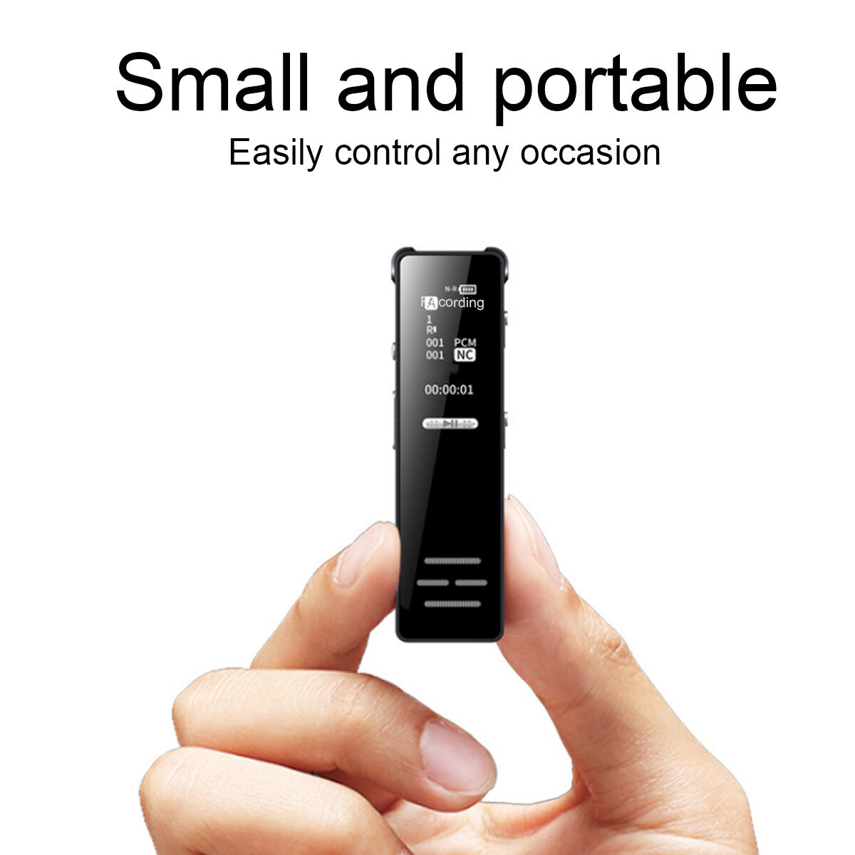 128G Enregistreur audio Spy Digital Voice activé Mini lecteur MP3 dictaphone son