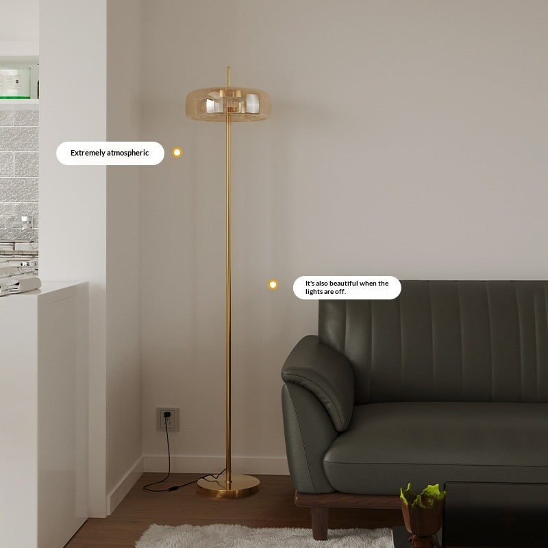 Lampe de sol minimaliste italienne pour le salon Canapé