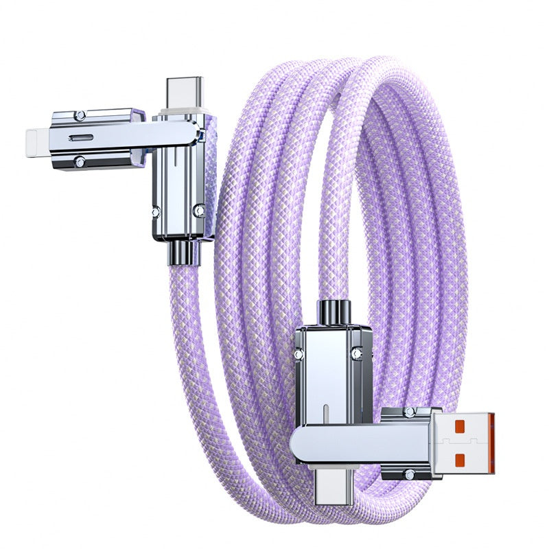 48 zinc alloy braided data cable