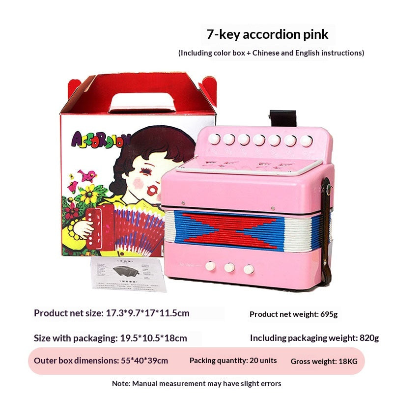 Accordéon de jouets éducatifs portatifs pour enfants