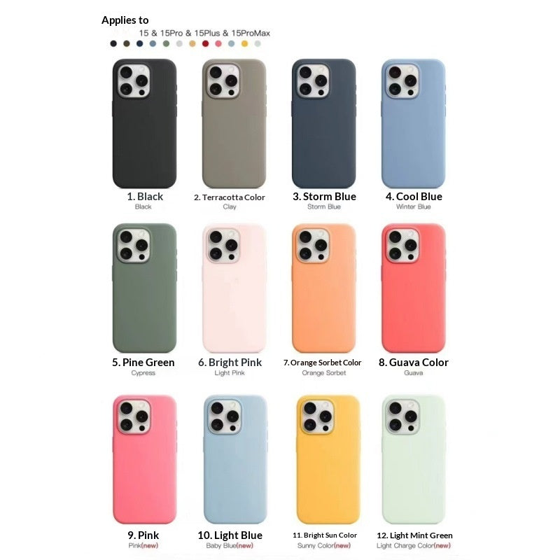 Boîtier de téléphone en silicone liquide avec adsorption magnétique et fenêtre pop-up animée