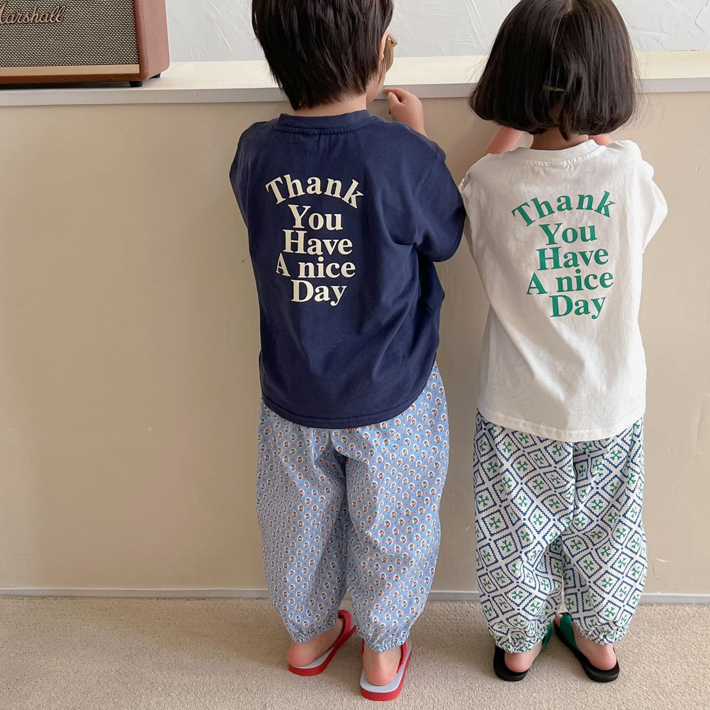 T-shirt pour enfants à col rond