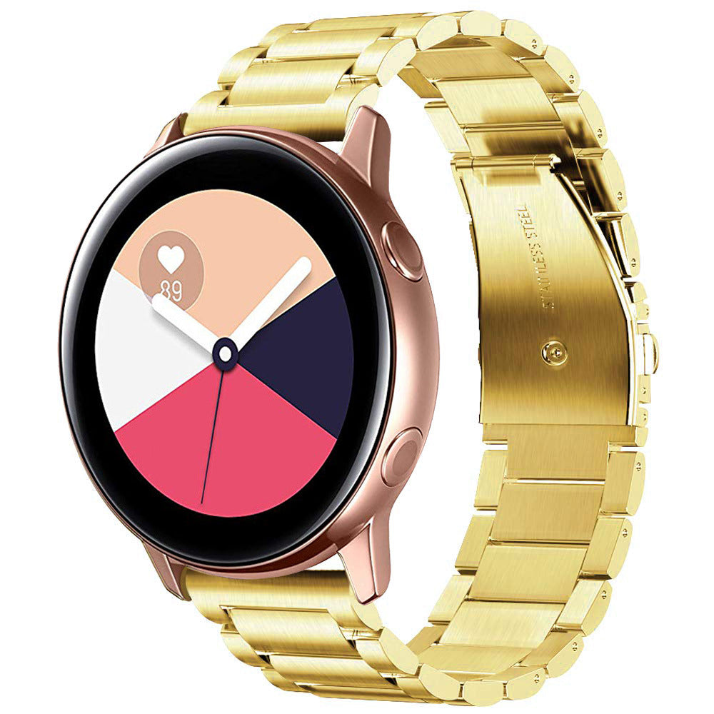 Montres en acier inoxydable Bracelet en métal à trois perles