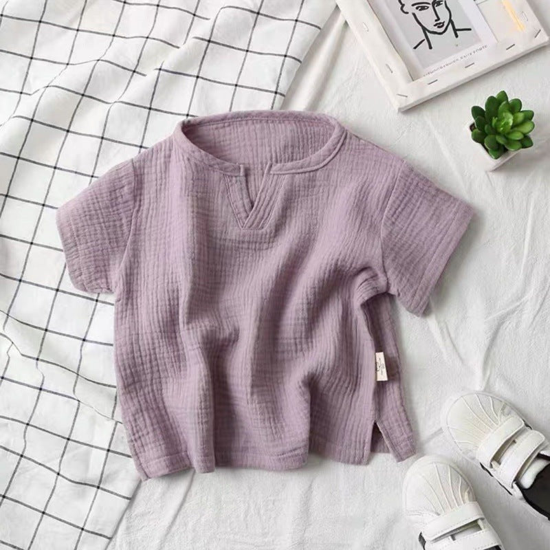 Fashion Bébés à manches courtes Blouse enfants