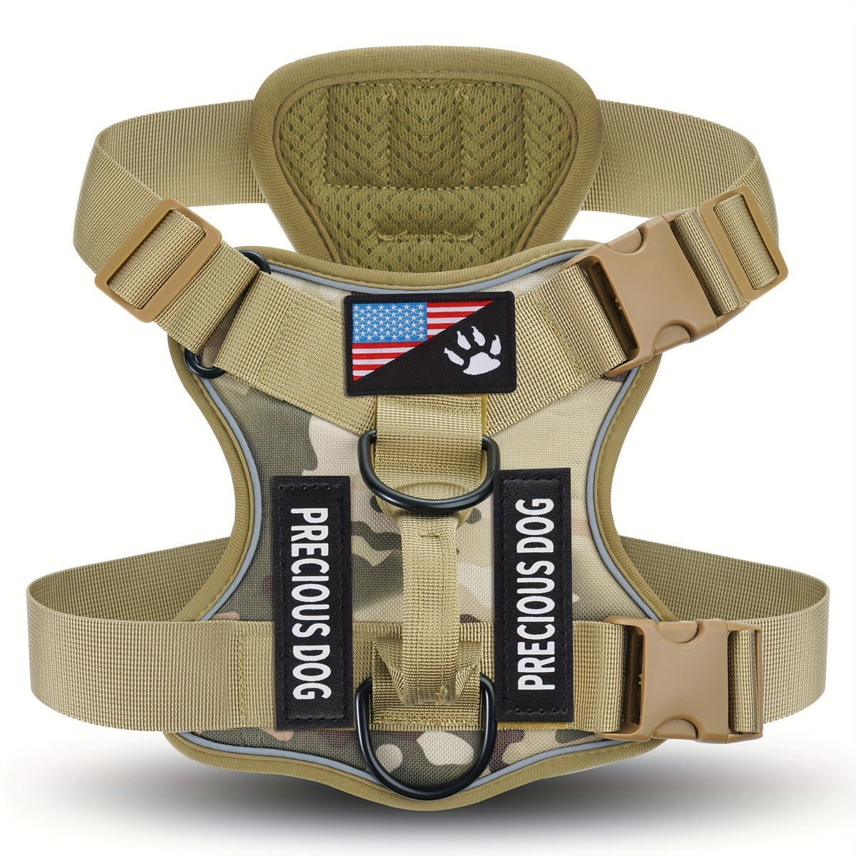 Veste de la poitrine tactique grand chien