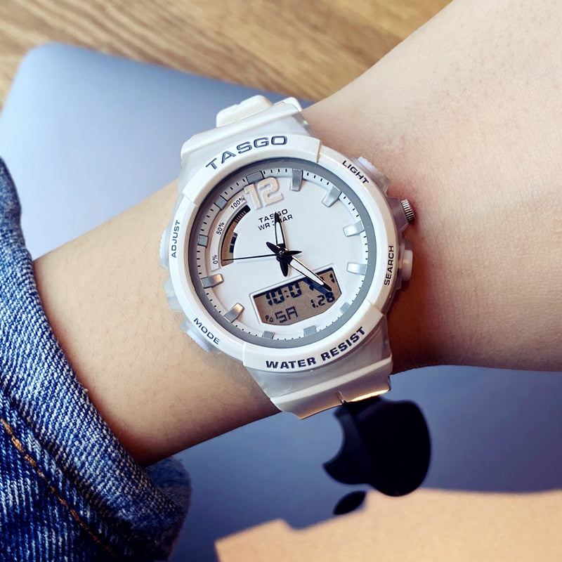 Montre électronique à l'épreuve de l'eau de sport pour enfants tendance