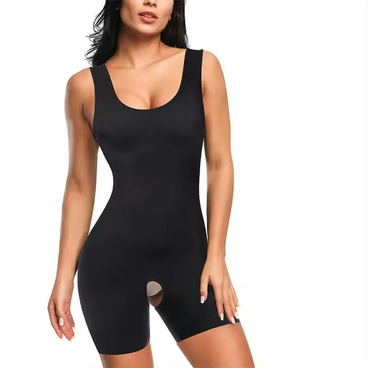 Plus Taille sans manches Camisole Shapewear Combinaison