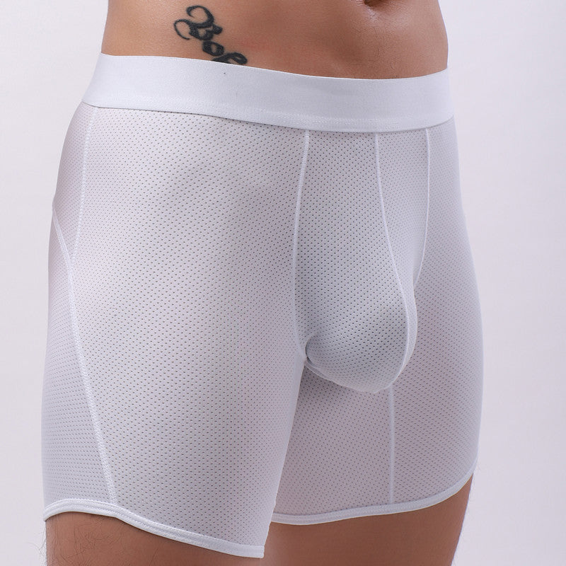 Sous-vêtements en mesh respirants Pantalons pour hommes de taille moyenne