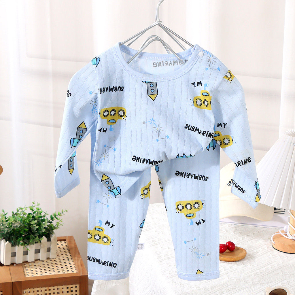 Summer Baby Cotton Maison Porter Pajama pour enfants