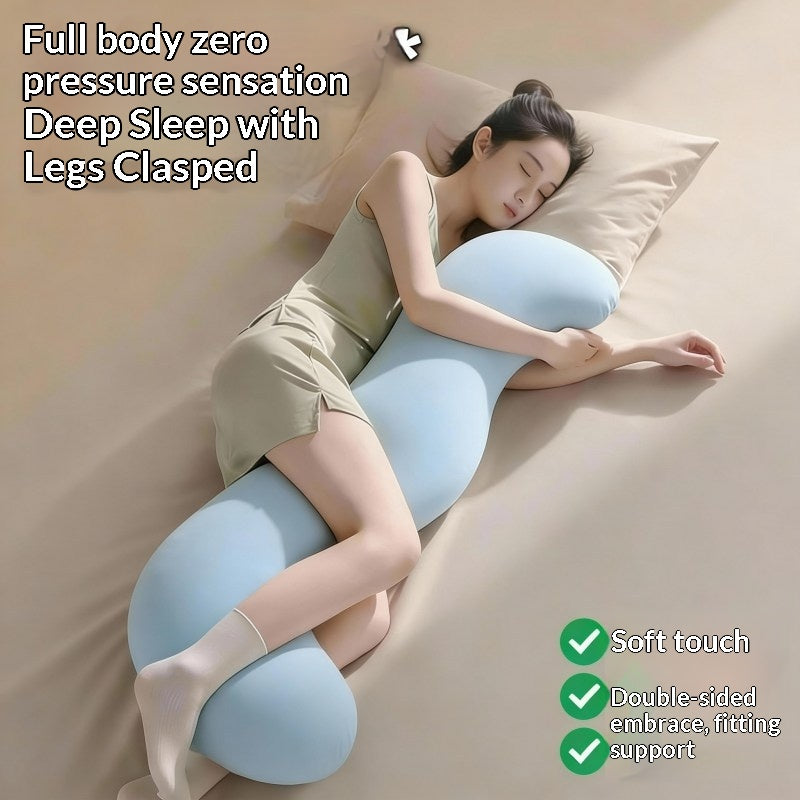 Oreiller amovible et lavable pour le corps pendant la grossesse