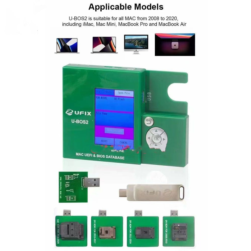 Ufix U-BOS2 Pour supprimer EFI Lock Firmware Lock PIN Code Lock