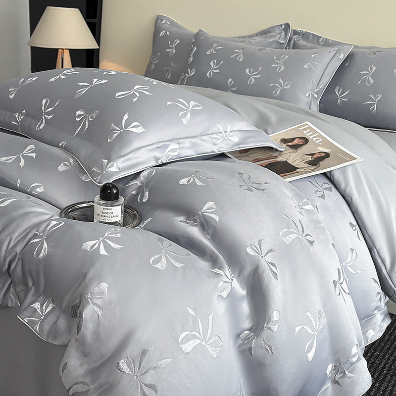 Couverture de couettes d'été de style européen en silk glacé