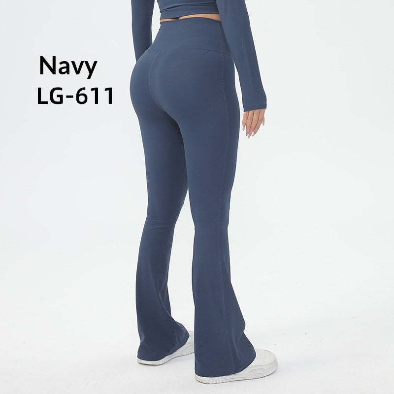 Pantalons de remise en forme avec jambes larges Slimming quand le vêtement de dessus convient pour le style extérieur