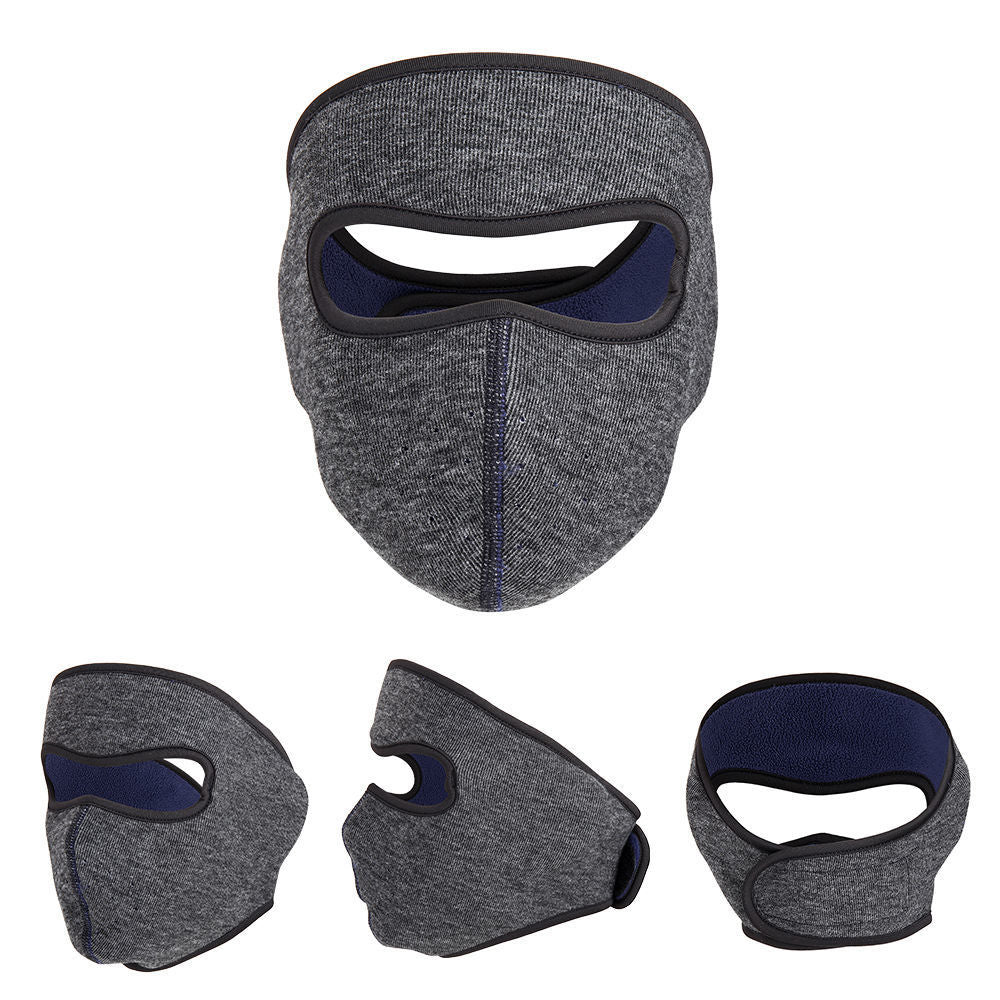 Velvet Respirant Cold Proof Et Masque du visage d'équitation anti-poussière