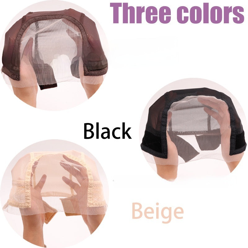 Bande de cheveux élastique de la dentelle bande de velours Mesh Cap