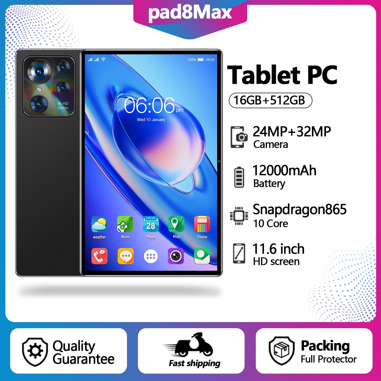 10 pouces Tablet PC Smart Call Google Edition
