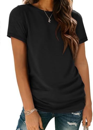 T-shirt pour femme T-shirt d'été Top manches courtes