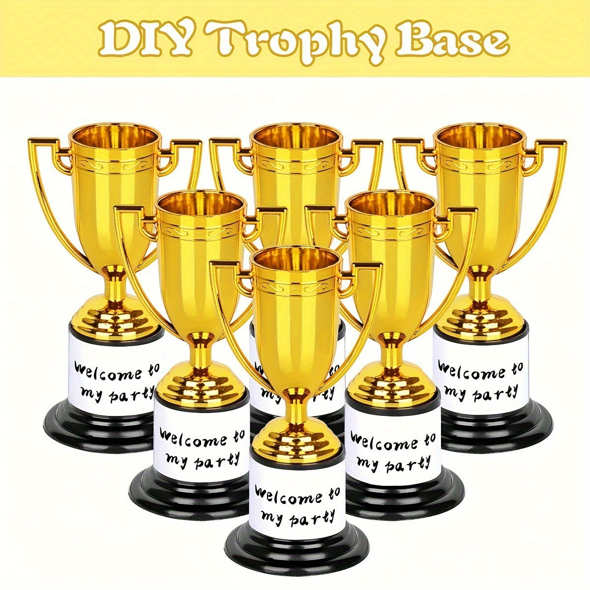 Party maternelle Golden Mini Trophy Toy pour enfants