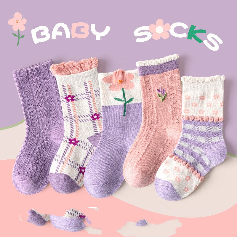 Chaussettes pour bébés d'âge moyen