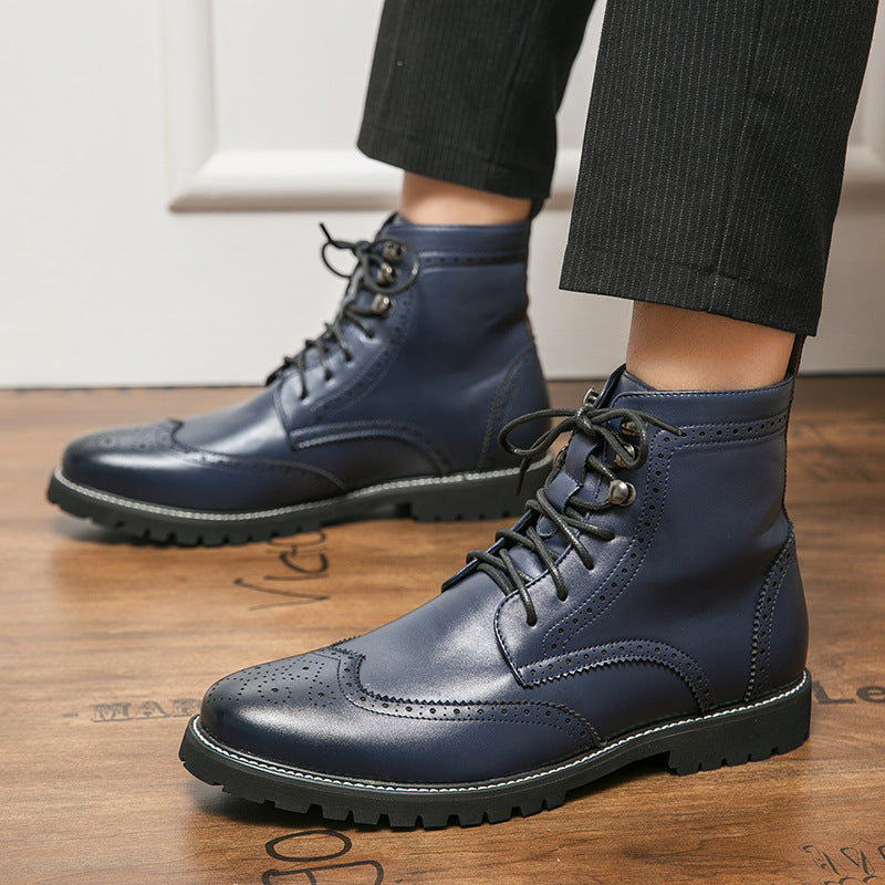 Extérieur Dentelle Haut Mode Martin Bottes